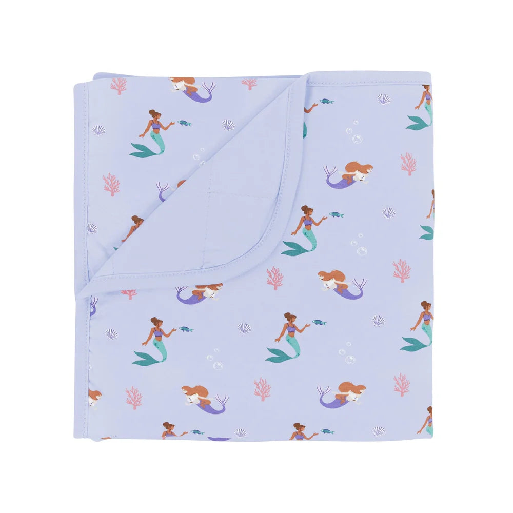 Little mermaid baby blanket sale