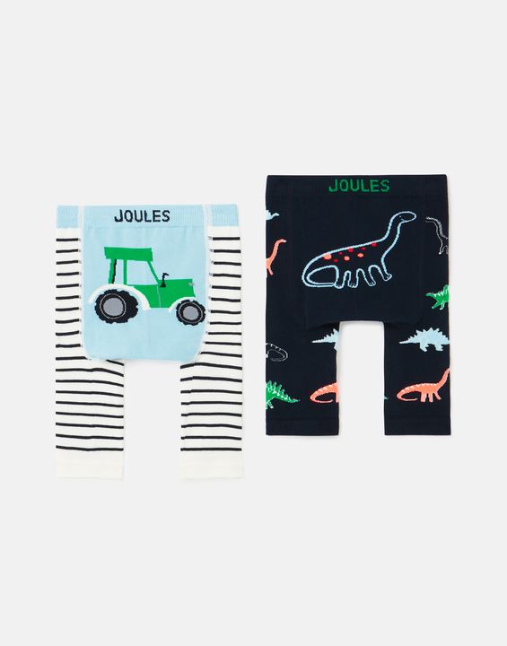 Joules Baby Festive Lively Leggings - Tree & Robin - New Age 0-6
