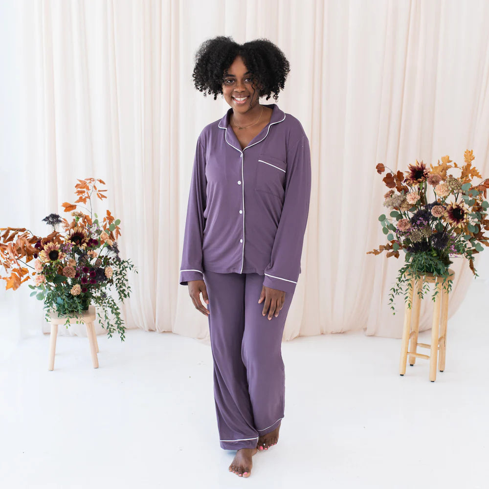 Long sleeve pj set womens sale