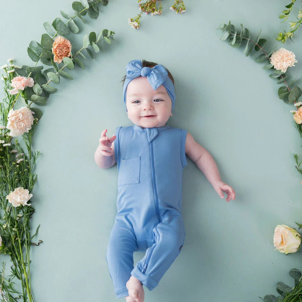 Baby sleeveless romper best sale